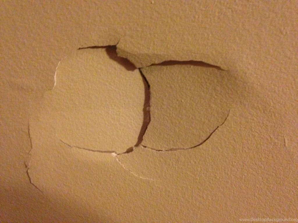 Climbed The Wall At My Cousins House And Broke The Wall. It Made A ...