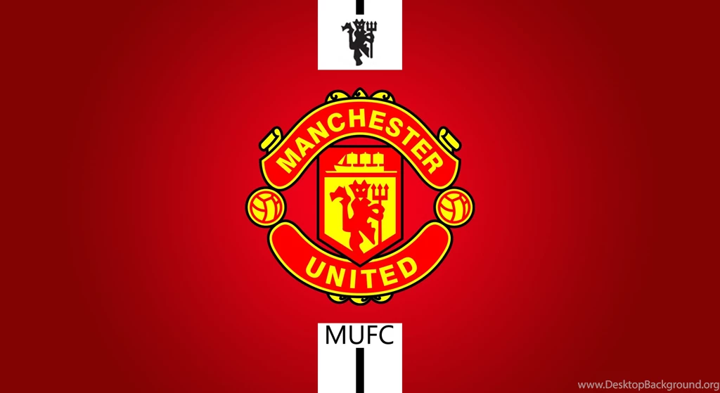 Manchester United Logo Red Backgrounds Wallpape