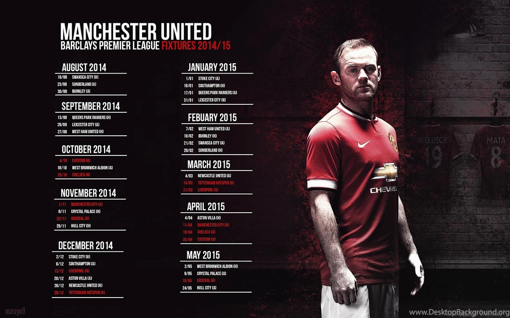 Manchester United Fixtures 2014/15 >> HD Wallpaper, Get It Now!