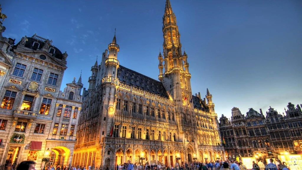 Wallpapers Belgian Europe Belgium Town Hall Brussels World City ...