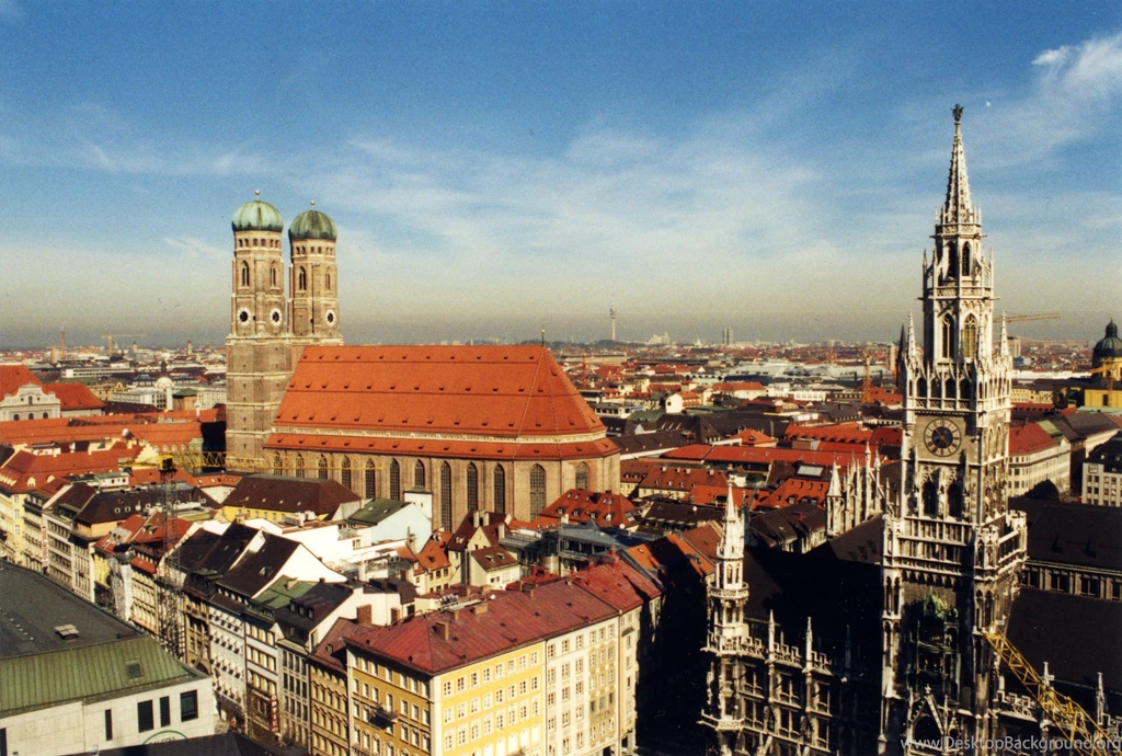 Munich Skyline Germany City Europe Wallpapers