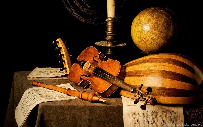 Vintage Musical Instruments Free Desktop Backgrounds And Wallpapers