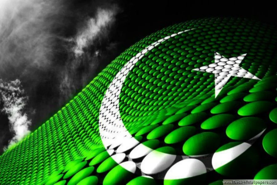 Beautiful Pakistani Flag