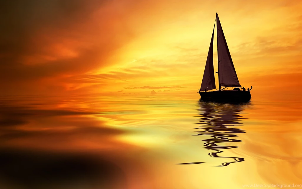 Sailboat Sunrise Wallpapers