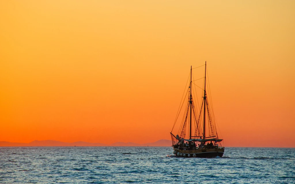 Download Wallpapers 3840x2400 Sea, Sailboat, Horizon Ultra HD 4K HD ...