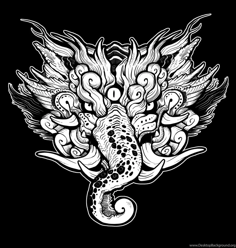 DeviantArt: More Like Foo Dog Bandana Mock By Missmonster