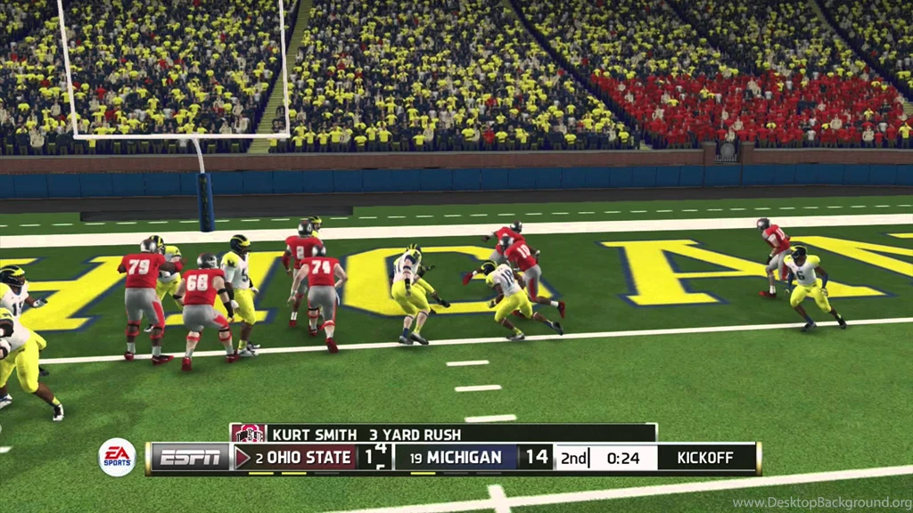 NCAA Football 2014 Demo Ohio State Buckeyes Vs Michigan ...