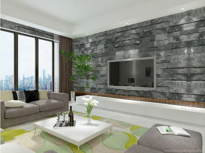 Aliexpress.com : Buy Wallpapers Retro Modern Ledgestone Reclaimed ...