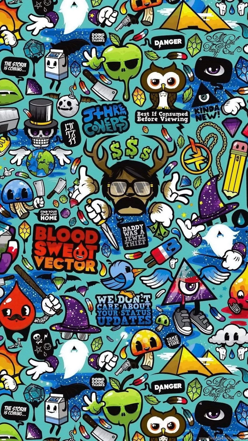 20+ Ide Stiker Wallpaper Hp Keren