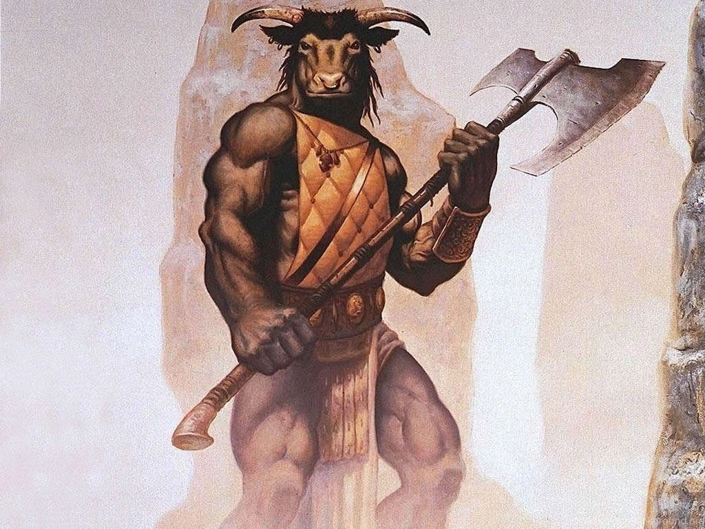 My Free Wallpapers   Fantasy Wallpapers : Minotaur