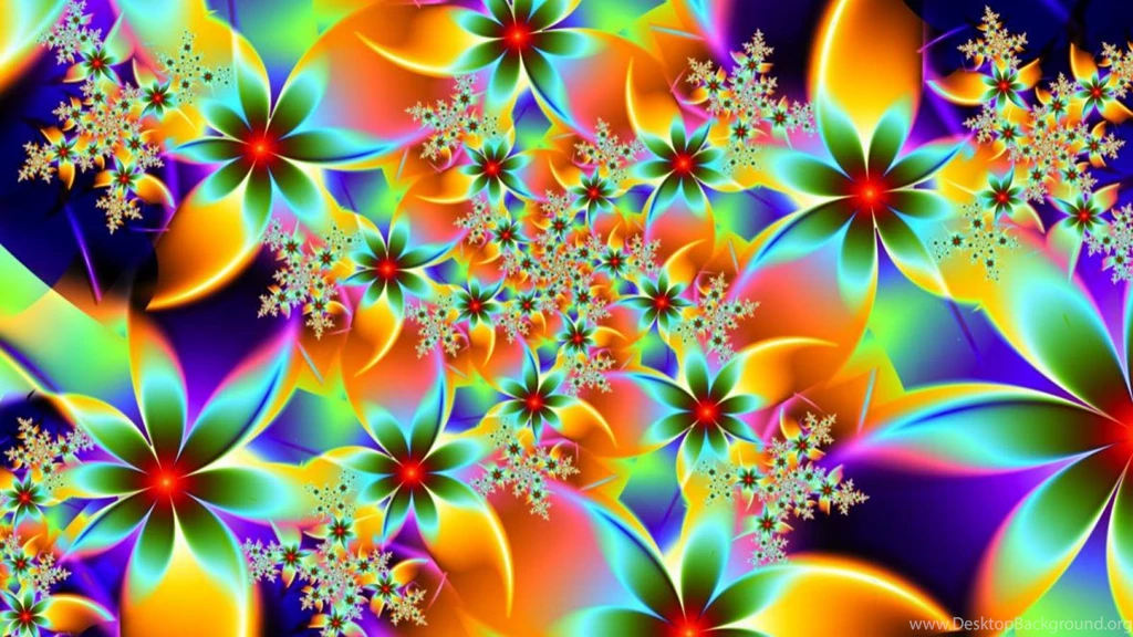 Rainbow Flowers Wallpapers