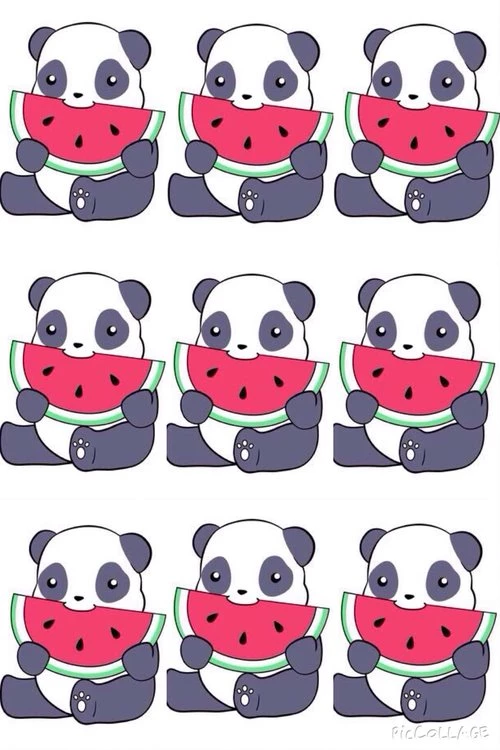 Fondo De Sandias Y Pandas