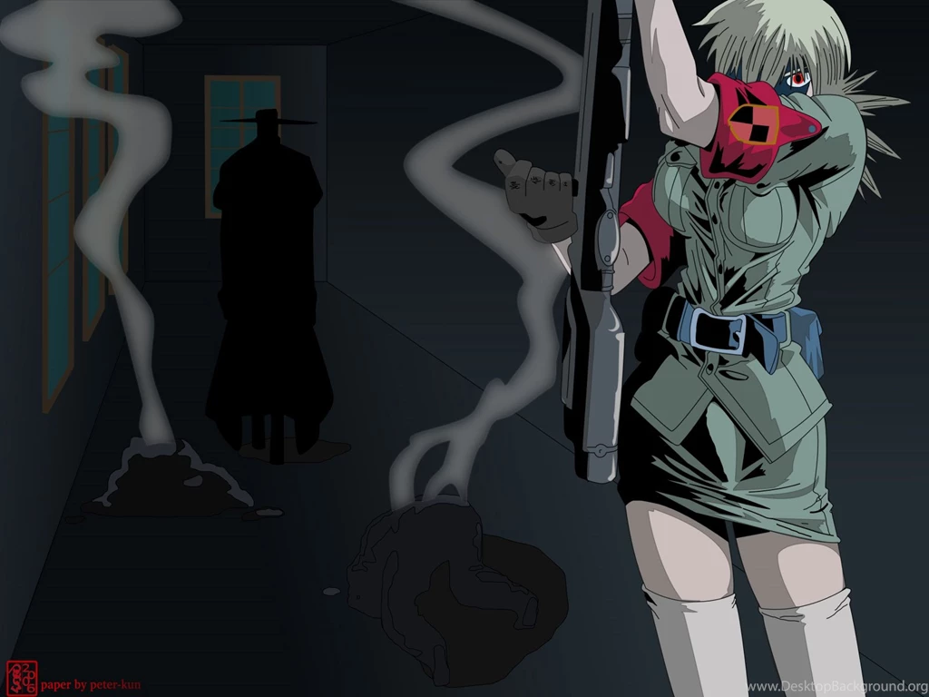 Download Seras Victoria And Alucard Hellsing Wallpapers 1600x1200 ...