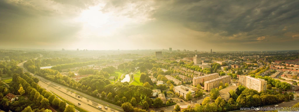 Utrecht Panorama HD Desktop Wallpapers : Widescreen : High ...