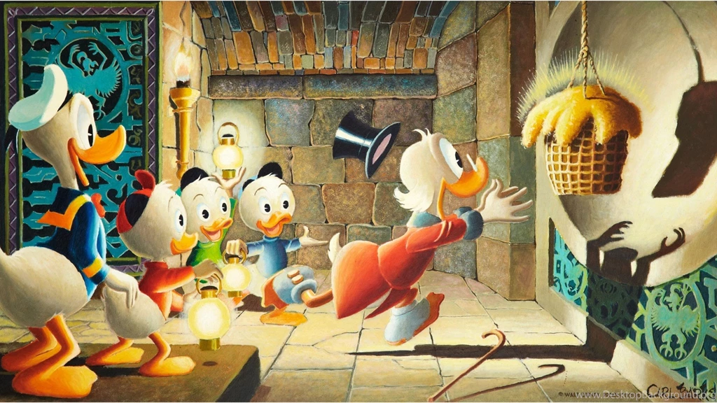 Carl Barks Paintings, Disney, Cartoons, Donald, 1920x1080 HD ...