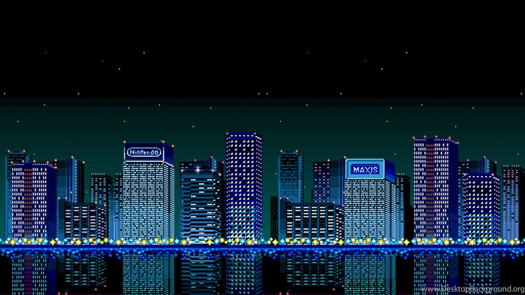 Super NES SimCity Wallpapers For Your Desktop // PoisonMushroom.Org