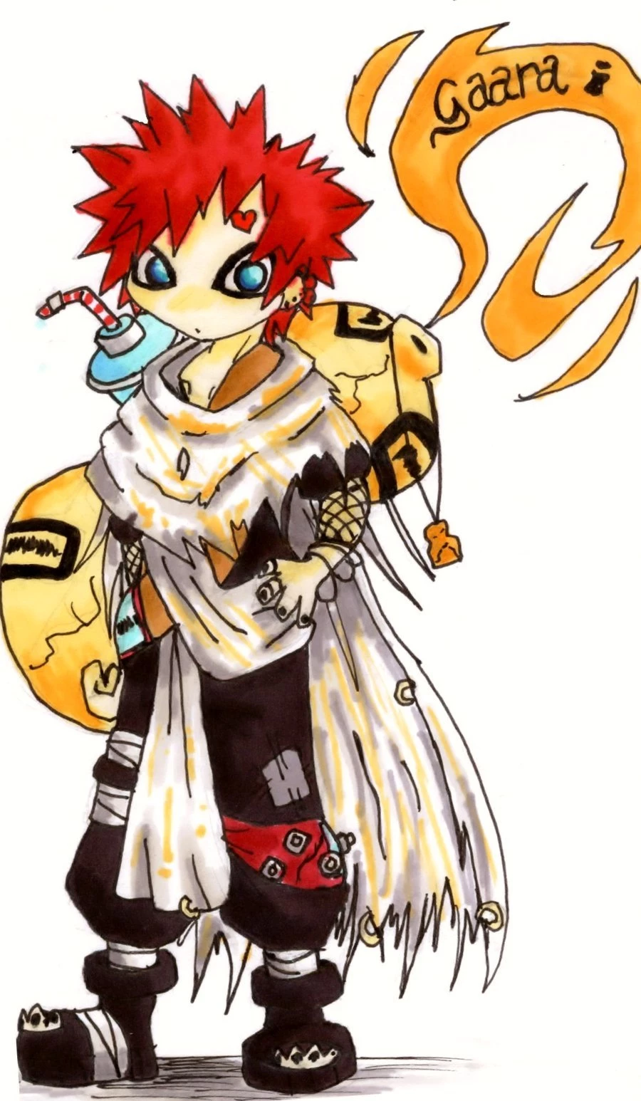 Chibi Gaara By Celadoria On DeviantArt