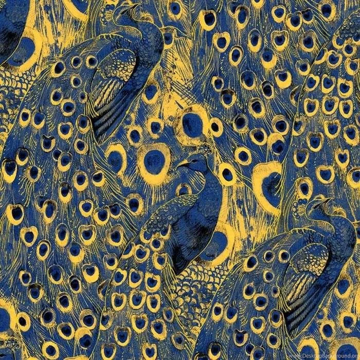 Flag Pure Paper, Gold Bordered Peacock 3d Wallpapers Blue Wallpapers ...
