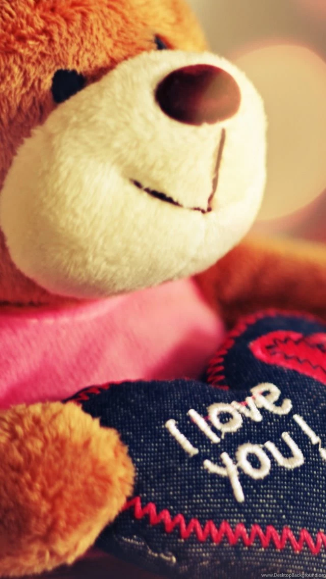 I Love You Teddy Bear Iphone5s Wallpapers,iphone5s Backgrounds