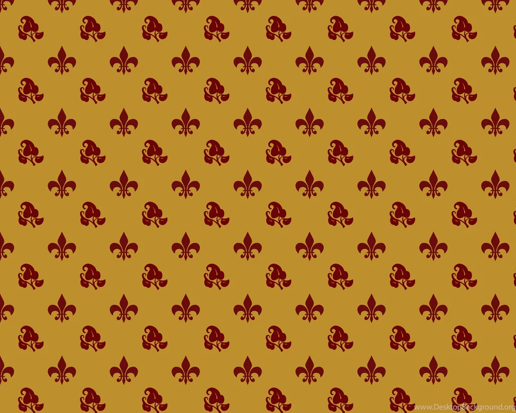 Maroon Fleur De Lis And Leaves Tileable Pattern By JayTheJedi On ...