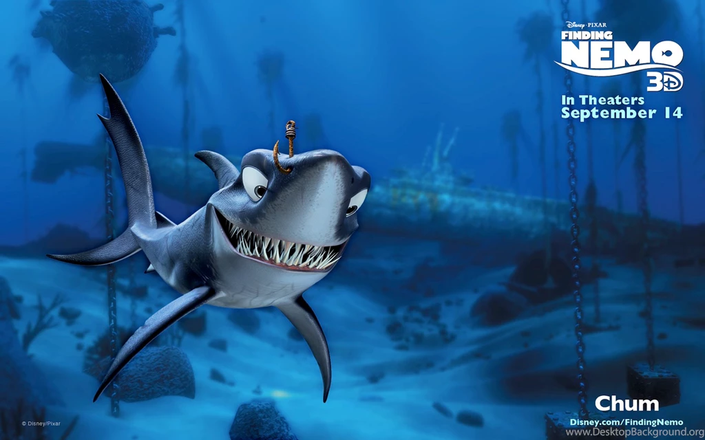 Chum Finding Nemo 3D HD Wallpapers