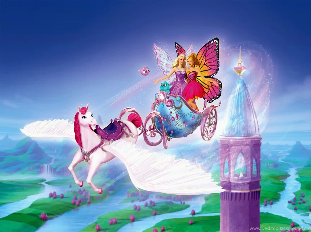 Wallpapers Barbie Cartoon Mariposa And The Fairy Princess ...