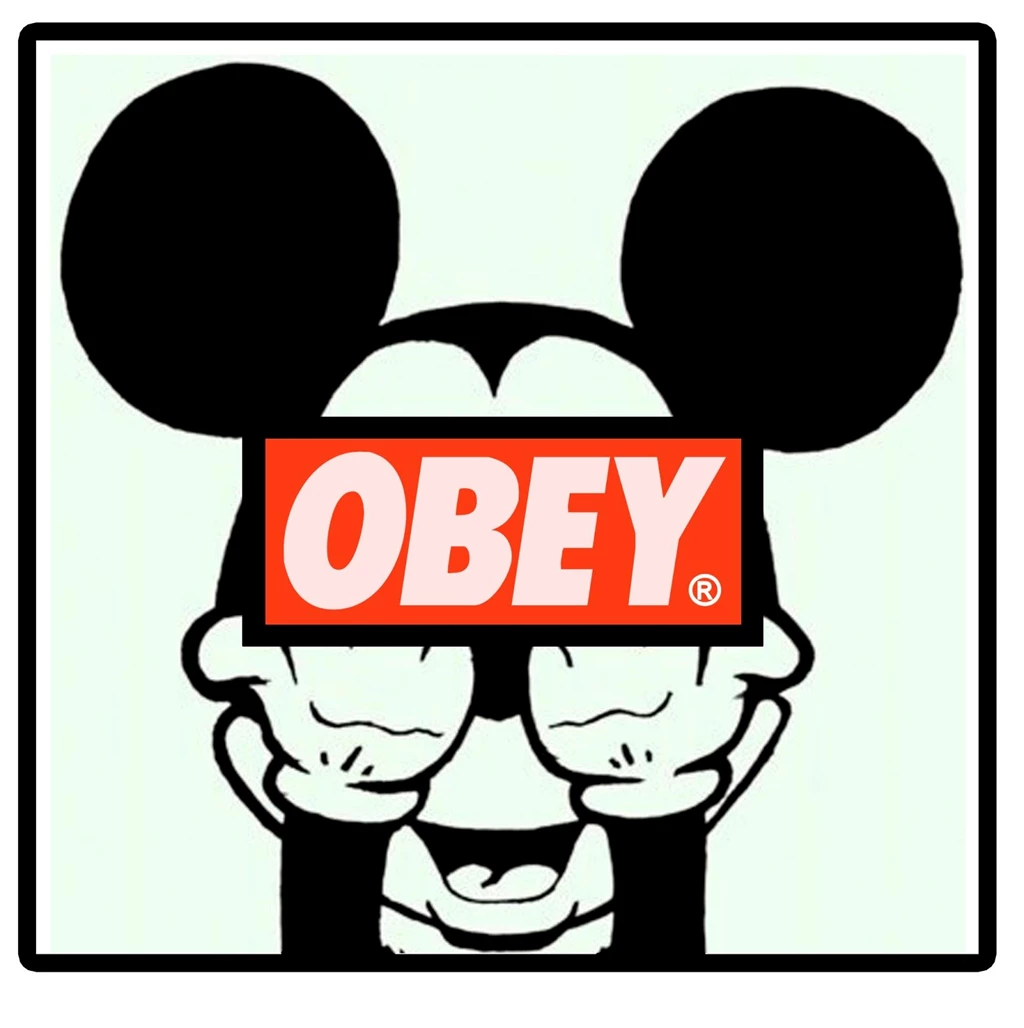 Obey Mickey Mouse Wallpapers Obey Mickey Mouse Hands Image Gallery ...