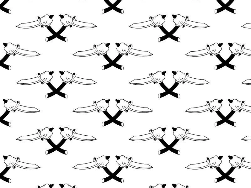 Mickey Mouse Hand Pattern By Igor Dribbble