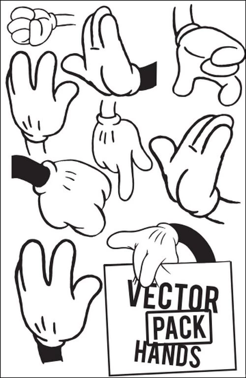 Vector Mickey Mouse Hands æ‰‹ ãƒ'ãƒ³ãƒ On Pinterest Mickey Mouse ...  Desktop Background