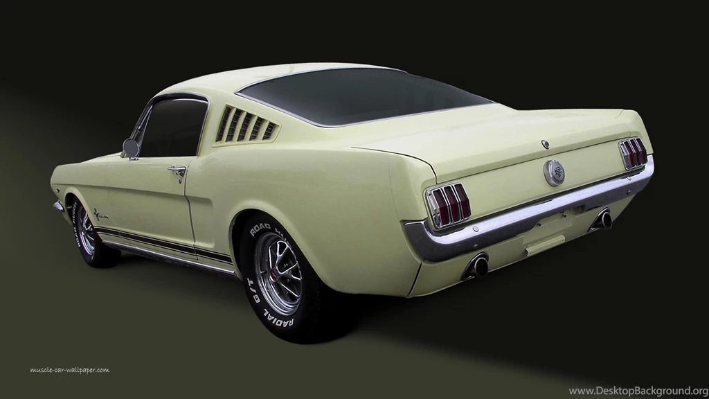 1965 Mustang GT 1920x1080 Wallpapers Yellow Fastback