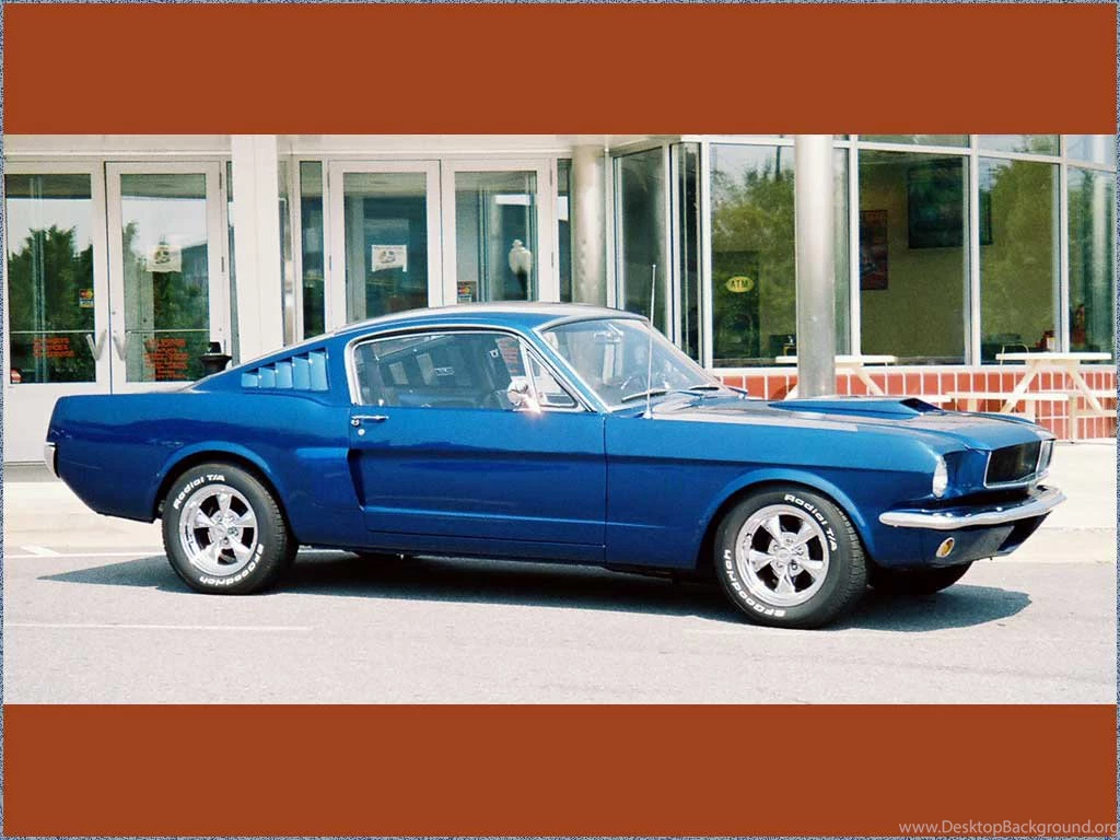 1965 Ford Mustang Wallpapers Blue Fastback