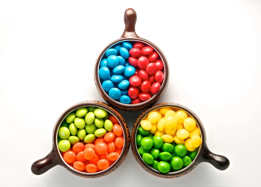 Skittles Candy Cup White Wallpapers