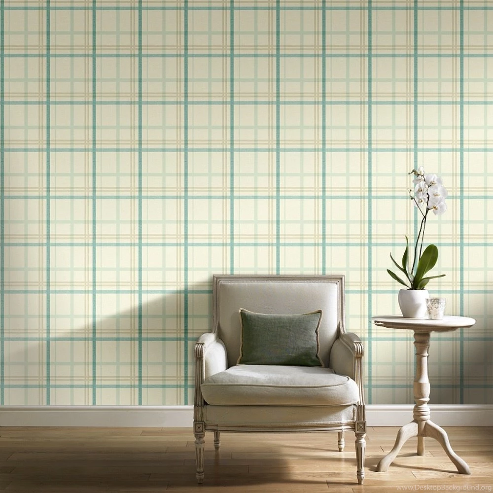 Ideco Home Plaid Check Chequered Tablecloth Tartan Wallpapers