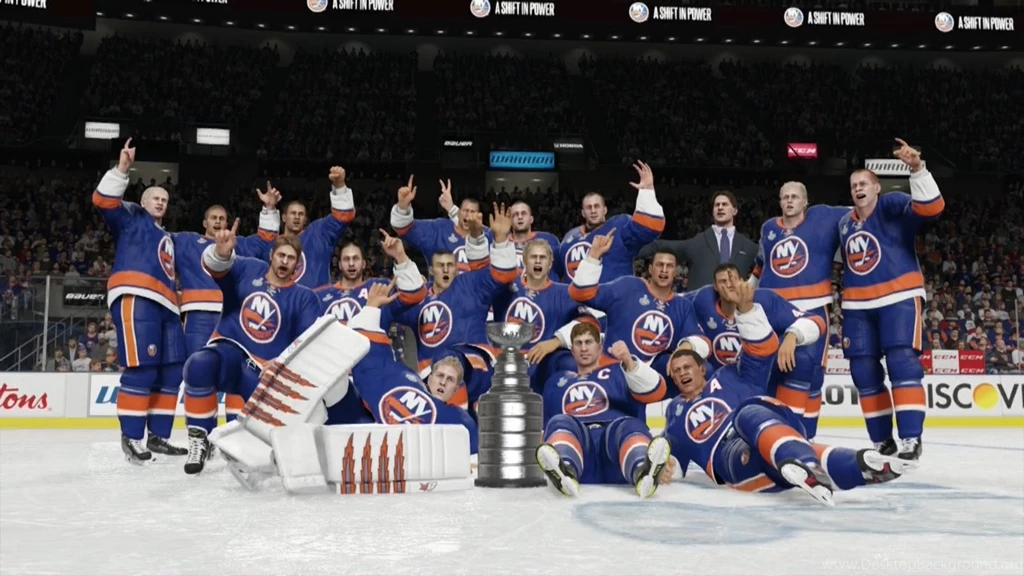 NHL 15 New York Islanders Stanley Cup Celebration YouTube