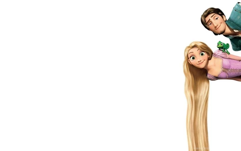 Tangled White Backgrounds