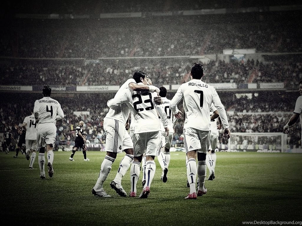 Wallpapers Real Madrid Goal Celebration Soccer 1024x768
