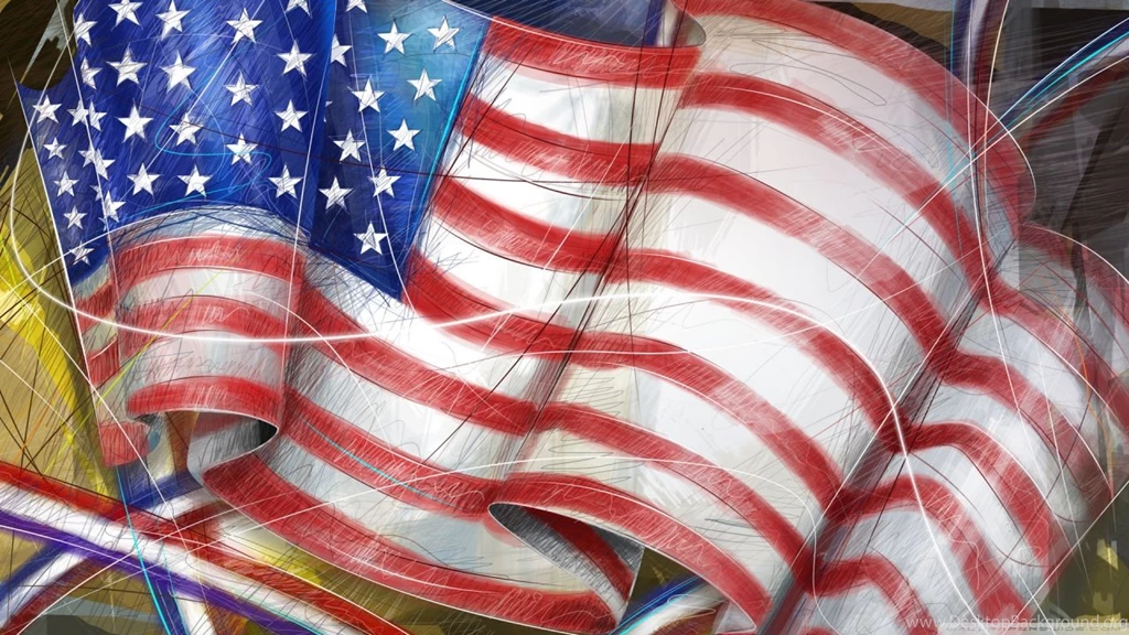 American Flag, Independence Day HD Desktop Wallpapers : Widescreen ...