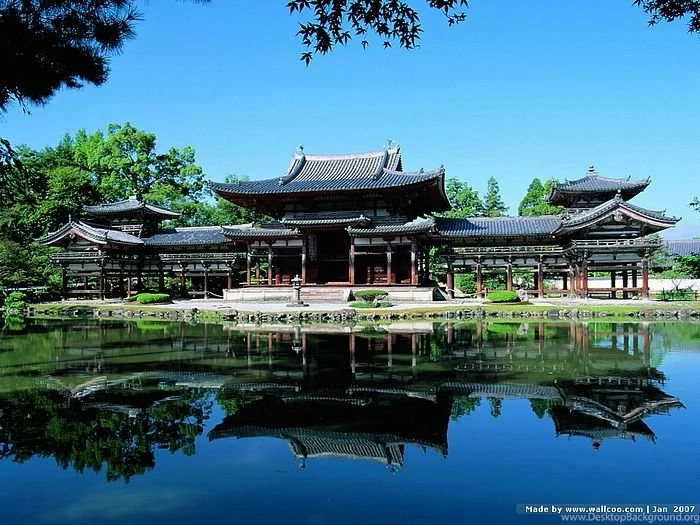 Japanese Garden In Kyoto, Zen Garden Of Kyoto 14 Wallcoo.net