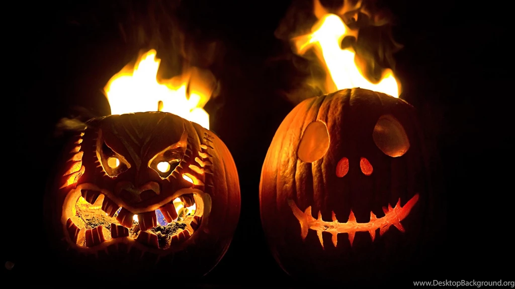 Download Wallpapers 3840x2160 Halloween, Holiday, Pumpkin, Faces ...
