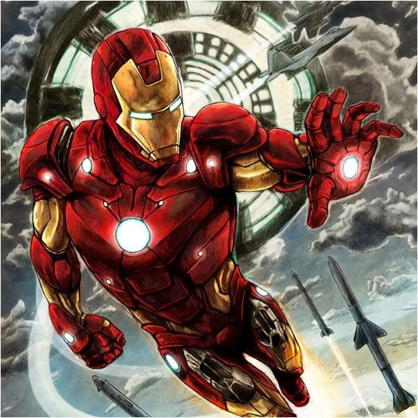 Full Size Iron Man Tony Stark Bedding Duvet Cover