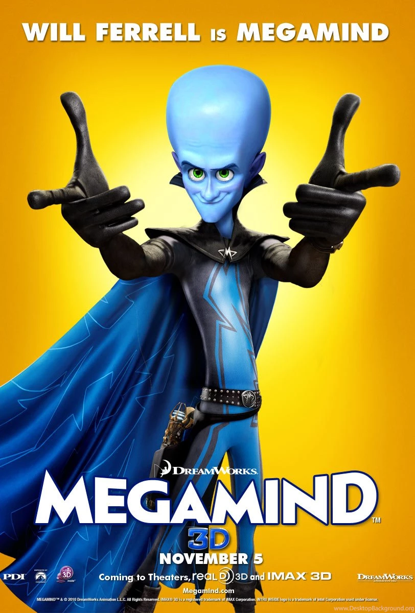 Megamind Movie Poster Desktop Wallpapers