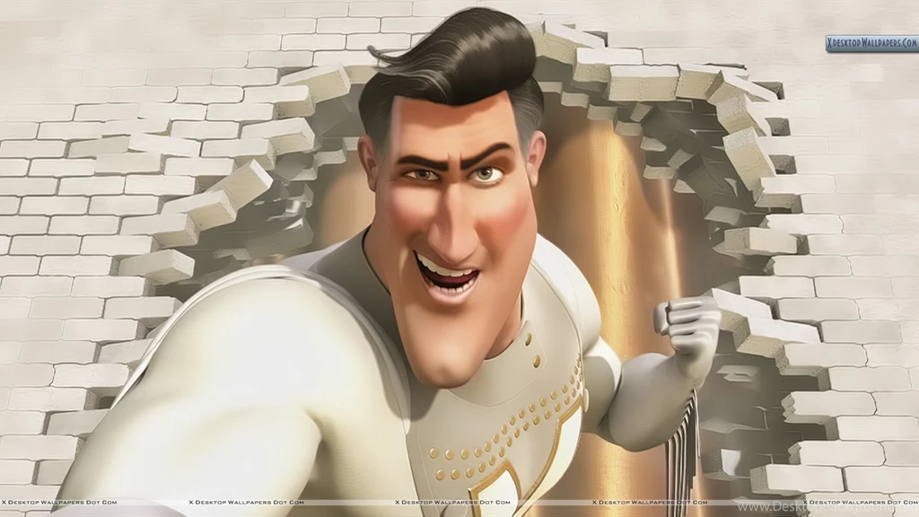 Ferrel Vs Pitt In Megamind Wallpapers