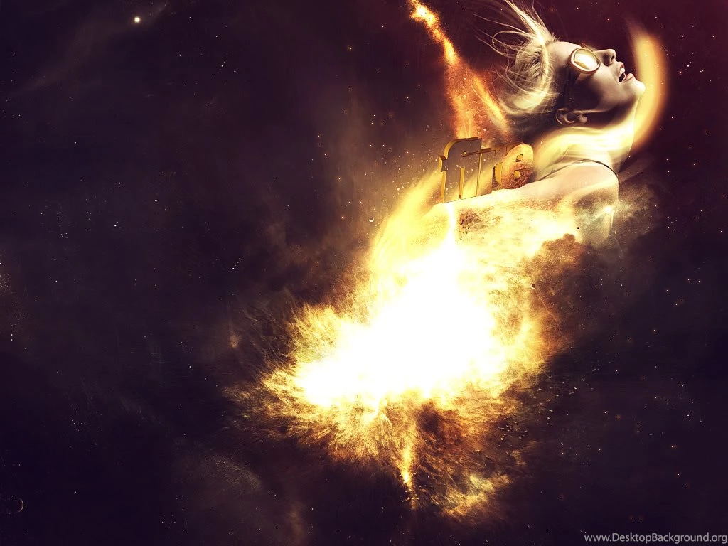 Fire In Girl Wallpapers By OnemicGfx On DeviantArt