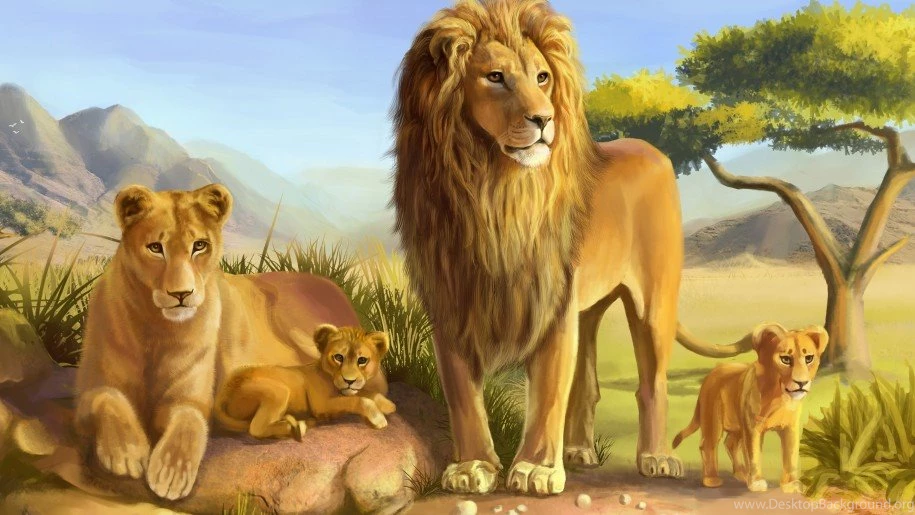 Lion Family Wallpapers Animals Images Lion Wallpapers : Wallpapers13.com