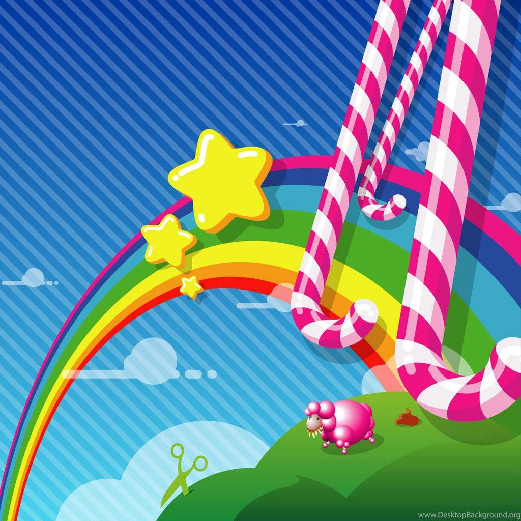 Wallpapers Rainbow Abstract Ipad Themes And For 1024x1024 ...