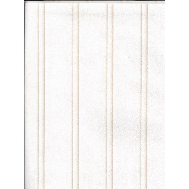 Beige And Cream Untextured Faux Beadboard Wallpapers SK22179   All ...