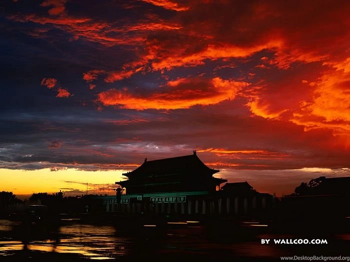 Imperial Palace At Sunset, Forbidden City, Beijing, China20 ...