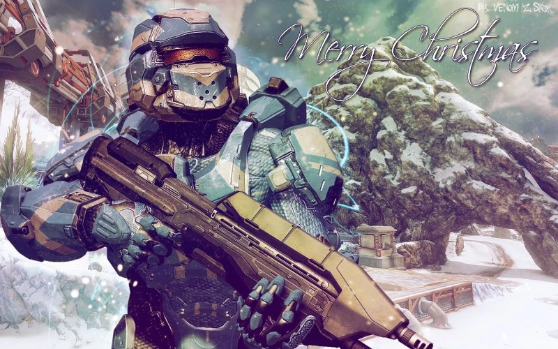 Halotracker File: Halo 4 Christmas Wallpapers By VEN0M Iz Sick