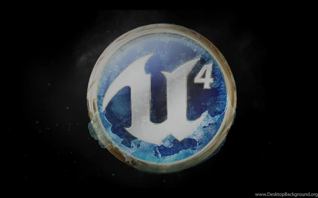 Unreal Engine 4 Logo   Wallpaper.
