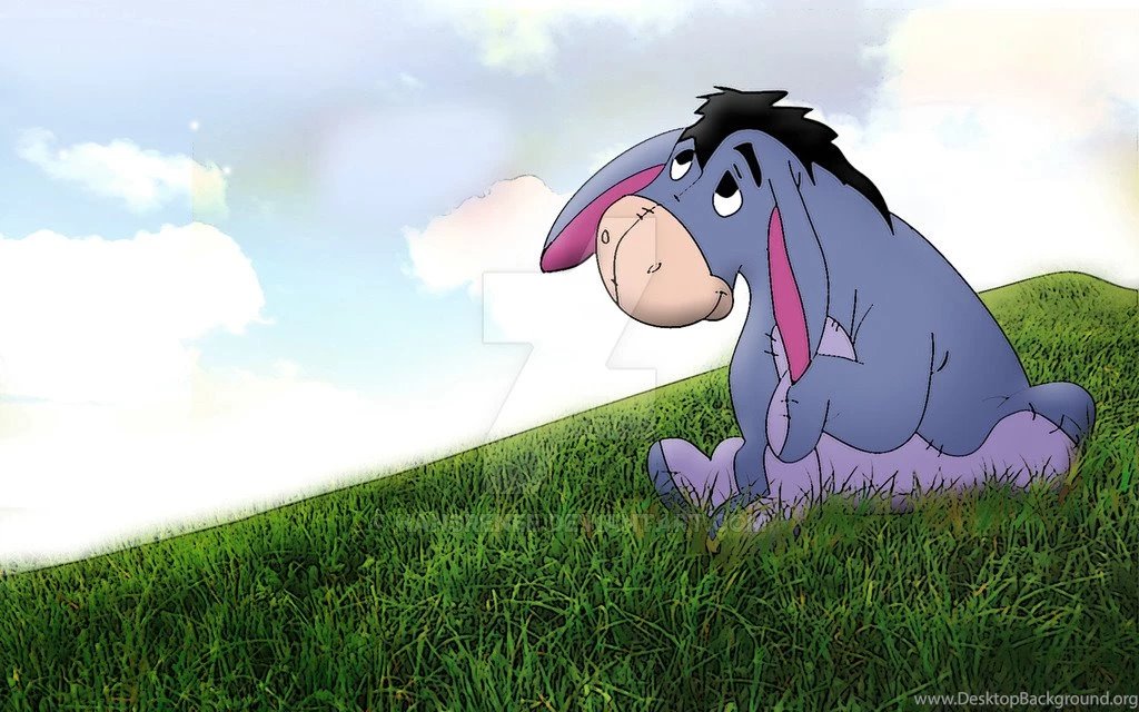 Eeyore At Hill By Hansrenee On DeviantArt